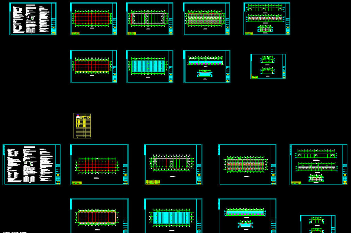 虎林钢结构厂房图纸