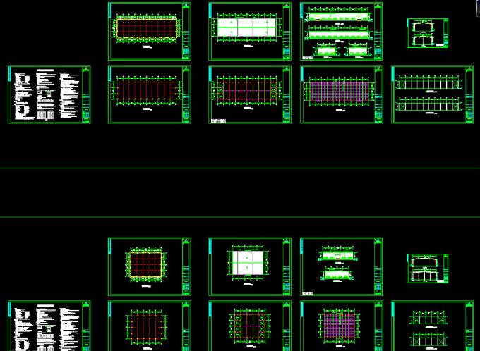 虎林钢结构厂房图纸