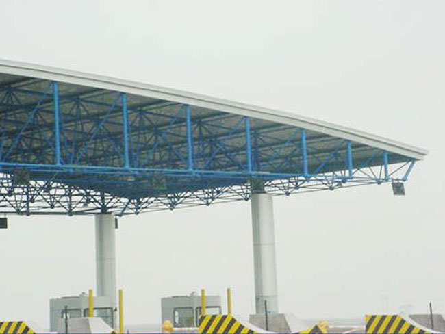 虎林收费站网架工程